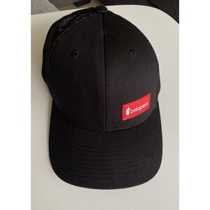 Cotopaxi Hat Cap Snapback Trucker Mesh Black One Size Outdoor